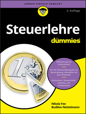 cover image of Steuerlehre für Dummies